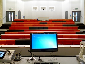 Sample layout of Cavendish Lecture Theatre